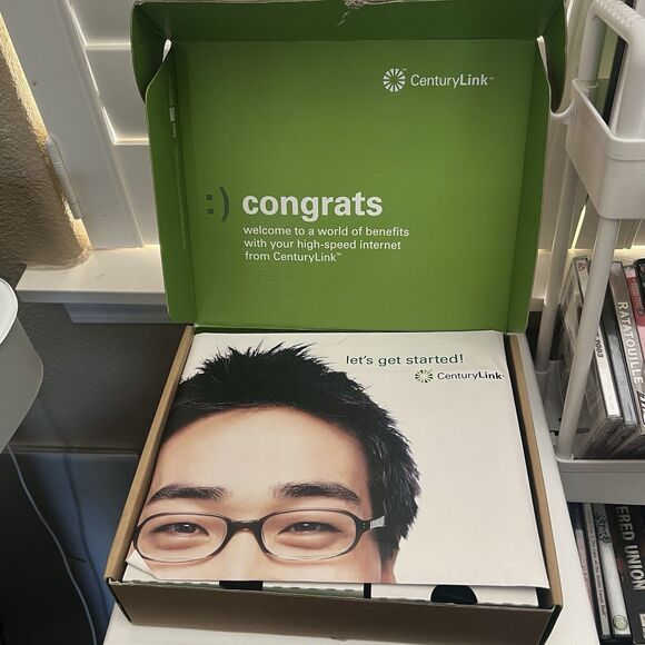 Centurylink Zyxel C1000Z VDSL2 DSL 4-Port Modem W  Wireless Router W Cords NEW - Picture 2 of 7